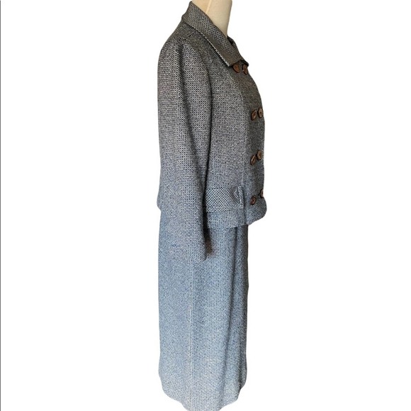 Designer Vintage Jack Feit Cashmere Suit Tweed Excellent Condition - Picture 5 of 16
